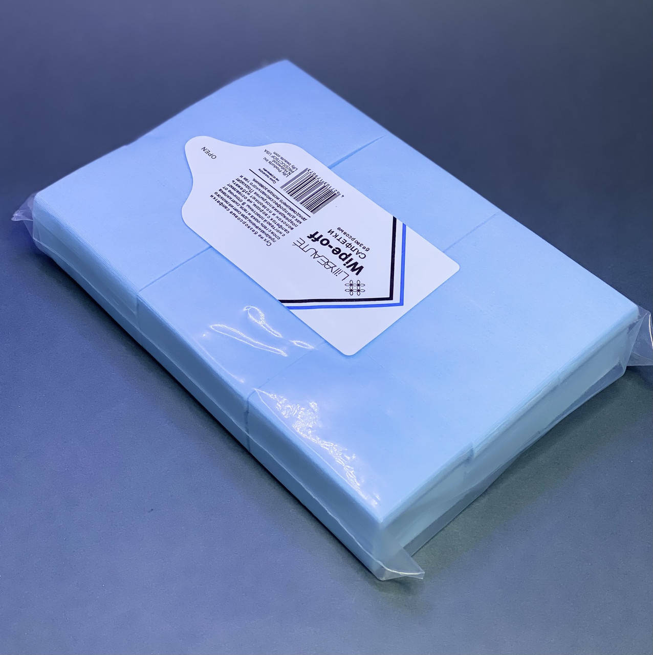 Безворсовые салфетки для снятия липкости голубые 700 шт, Голубой
Безворсовые салфетки для снятия липкости голубые 700 шт, Голубой