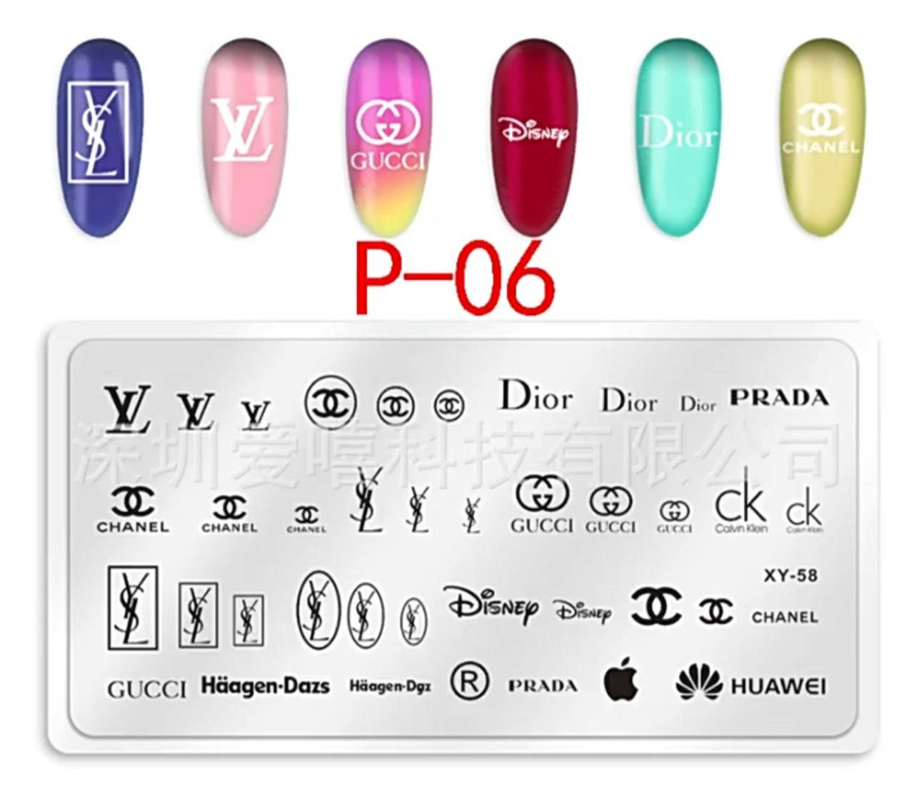 Пластина для стемпинга металлическая Модные Бренды GUCCI CHANEL PRADA Dior Стемпинг пластины для ногтей, Синий
Пластина для стемпинга металлическая Модные Бренды GUCCI CHANEL PRADA Dior Стемпинг пластины для ногтей, Синий