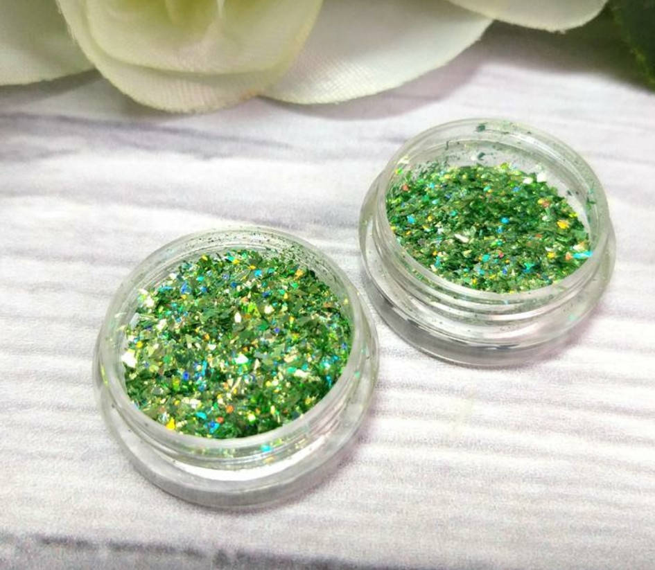 Слюда голографическая зеленая
Слюда голографическая зеленая