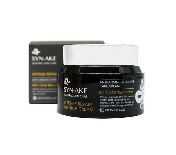 Крем для лица с пептидом змеиного яда Bonibelle Syn-Ake Intense Repair Wrinkle Cream 80ml
Крем для лица с пептидом змеиного яда Bonibelle Syn-Ake Intense Repair Wrinkle Cream 80ml