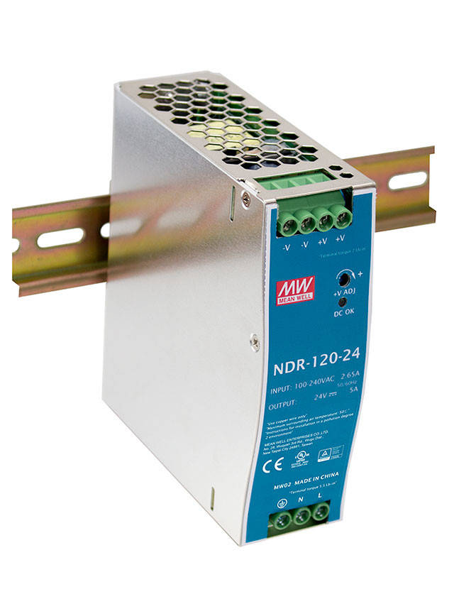 Блок питания Mean Well NDR-120-24 На DIN-рейку 120 Вт, 24 В, 5 А (AC/DC Преобразователь)
Блок питания Mean Well NDR-120-24 На DIN-рейку 120 Вт, 24 В, 5 А (AC/DC Преобразователь)
