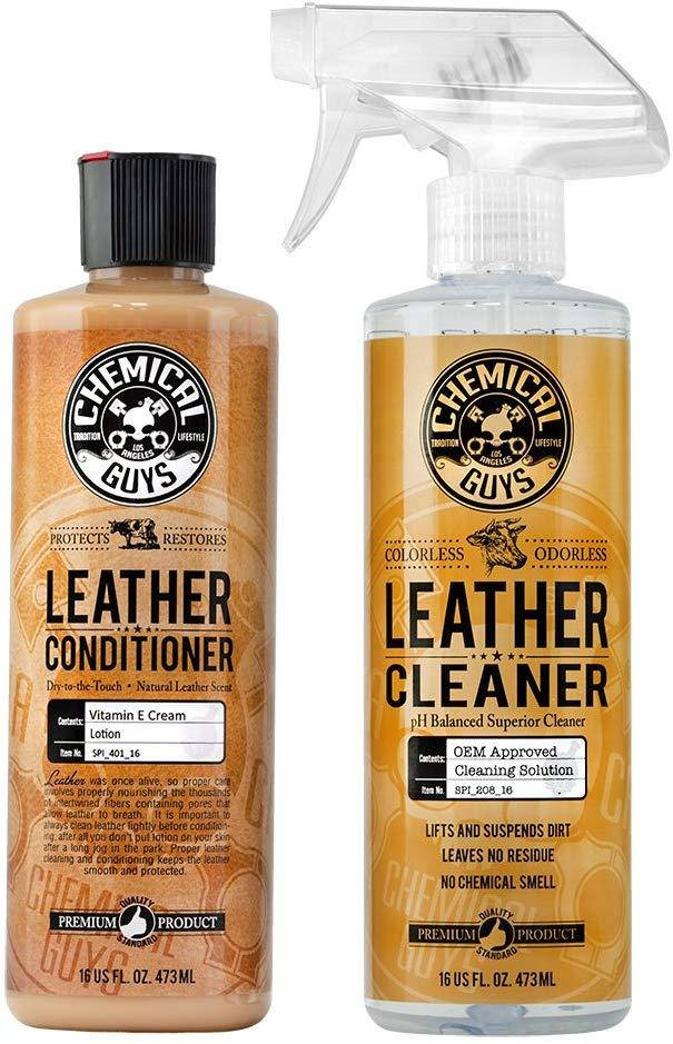 Очиститель для кожи и кондиционер для ухода за кожаными изделиями Chemical Guys Cleaner and Conditioner
Очиститель для кожи и кондиционер для ухода за кожаными изделиями Chemical Guys Cleaner and Conditioner