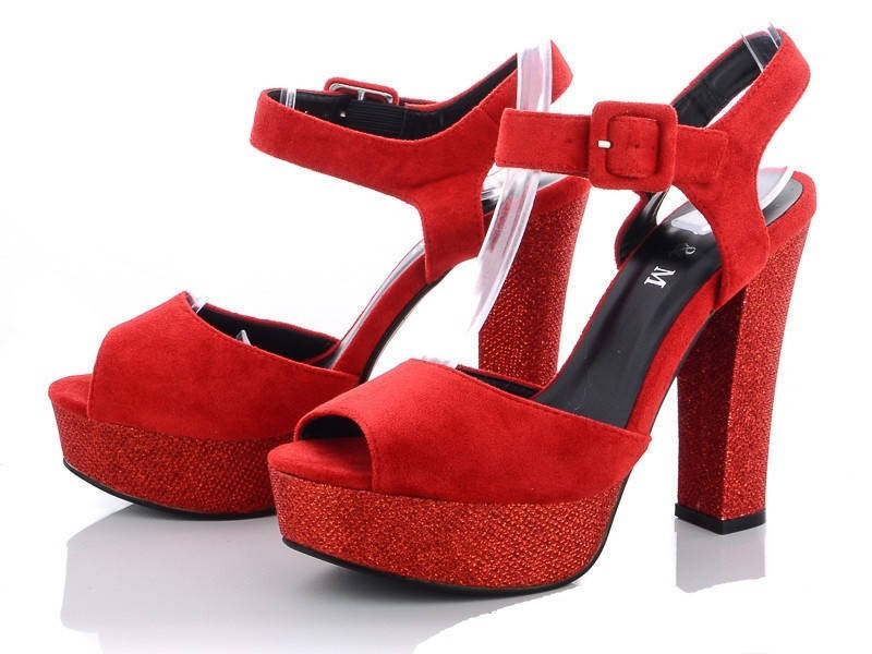 Стильные Замшевые Женские Красные Босоножки Jina на Высоком Каблуке
Стильные Замшевые Женские Красные Босоножки Jina на Высоком Каблуке