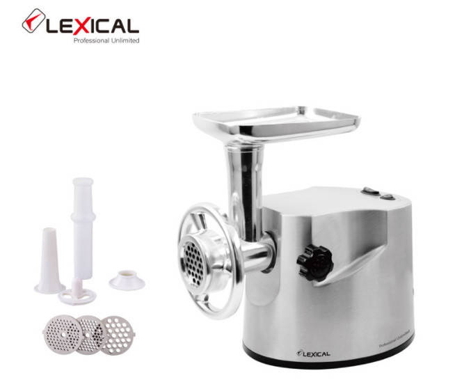 Электромясорубка Lexical профессиональная Мощность 2000 Ватт, насадки, Металлический корпус, шестерня
Электромясорубка Lexical профессиональная Мощность 2000 Ватт, насадки, Металлический корпус, шестерня