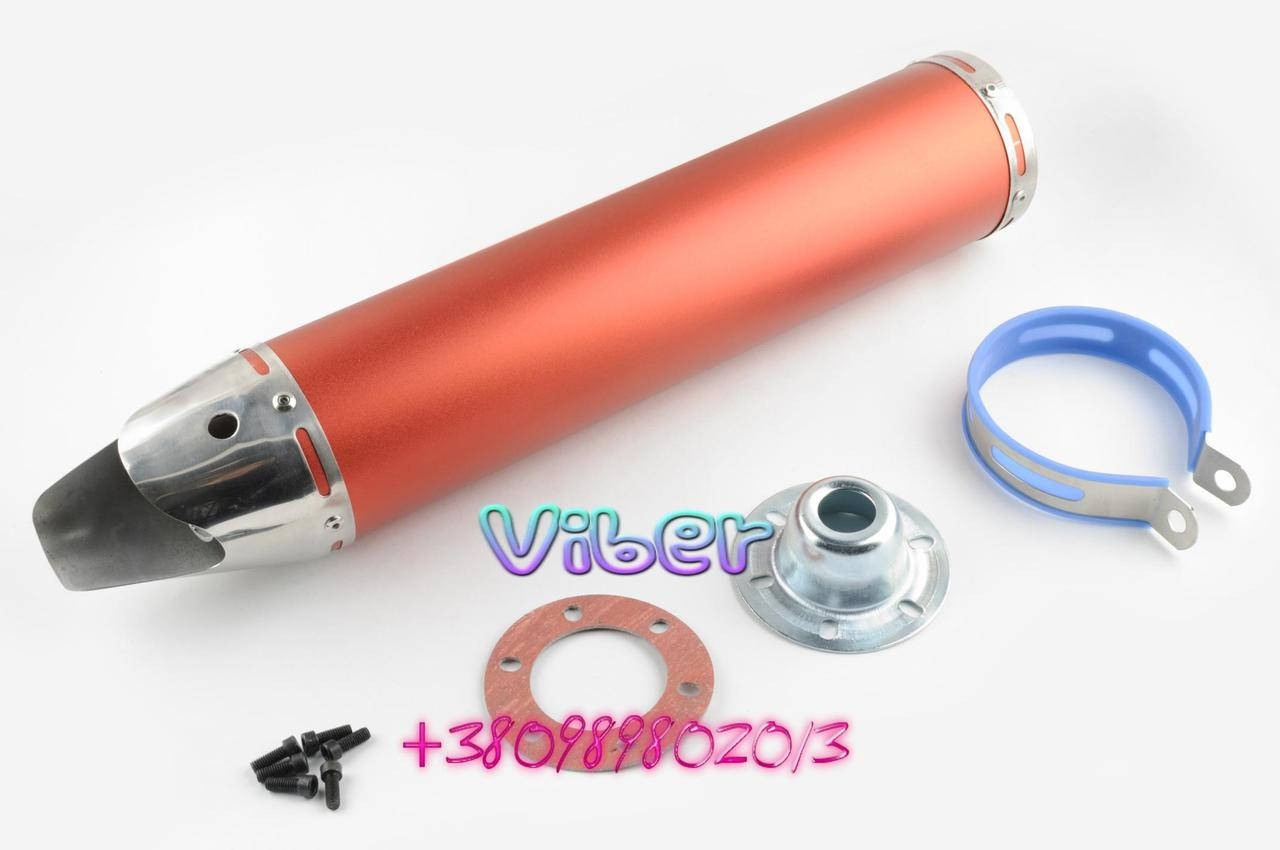Глушитель (тюнинг) 420*100mm, креп. Ø78mm (нержавейка, красный, прямоток, mod:3), шт
Глушитель (тюнинг) 420*100mm, креп. Ø78mm (нержавейка, красный, прямоток, mod:3), шт