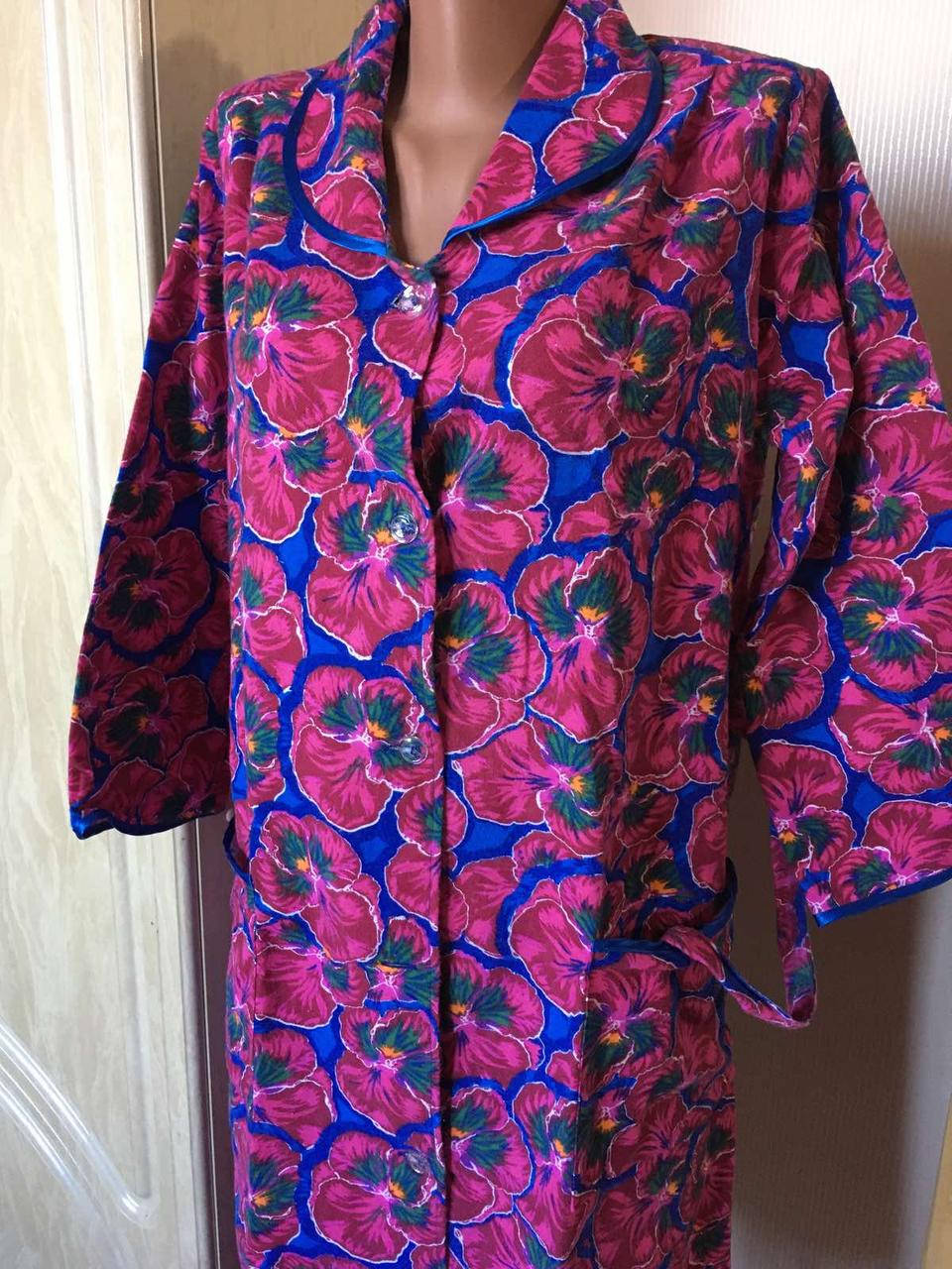 Халат теплый женский байковый фланелевый. НАТУРАЛЬНЫЙ. Украина., Разные цвета 
Халат теплый женский байковый фланелевый. НАТУРАЛЬНЫЙ. Украина., Разные цвета