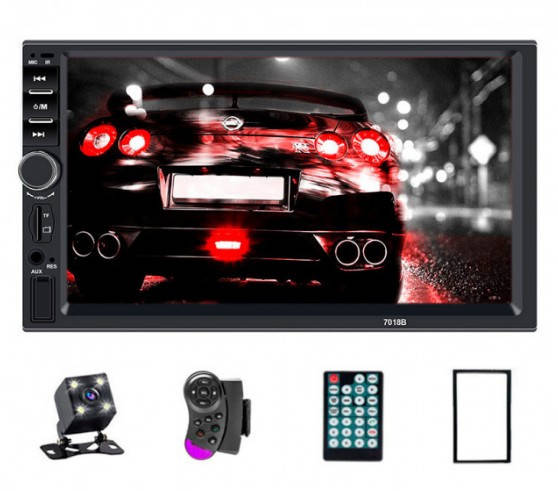 Автомагнитола 2Din MP5 7018B + BT | Магнитола в автомобиль 2 DIN | Магнитофон в машину
Автомагнитола 2Din MP5 7018B + BT | Магнитола в автомобиль 2 DIN | Магнитофон в машину