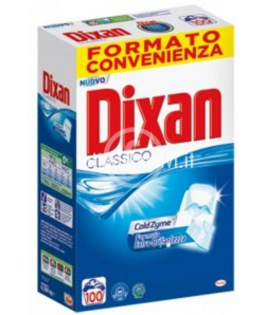 Стиральный порошок Dixan Classico Polvere 100ст
Стиральный порошок Dixan Classico Polvere 100ст