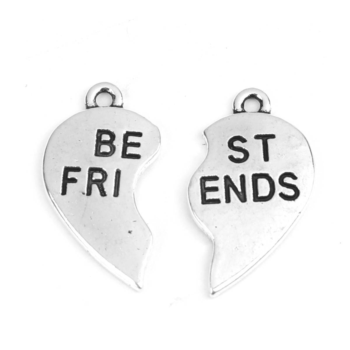 Парная подвеска Finding Половинки сердца Best friends Античное серебро 23 mm x 13 mm Цена за пару
Парная подвеска Finding Половинки сердца Best friends Античное серебро 23 mm x 13 mm Цена за пару