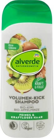 Органический шампунь для объома Аlverde NATURKOSMETIK Volumen Kick Bio-Kiwi, Bio-Apfelminze 200мл
Органический шампунь для объома Аlverde NATURKOSMETIK Volumen Kick Bio-Kiwi, Bio-Apfelminze 200мл