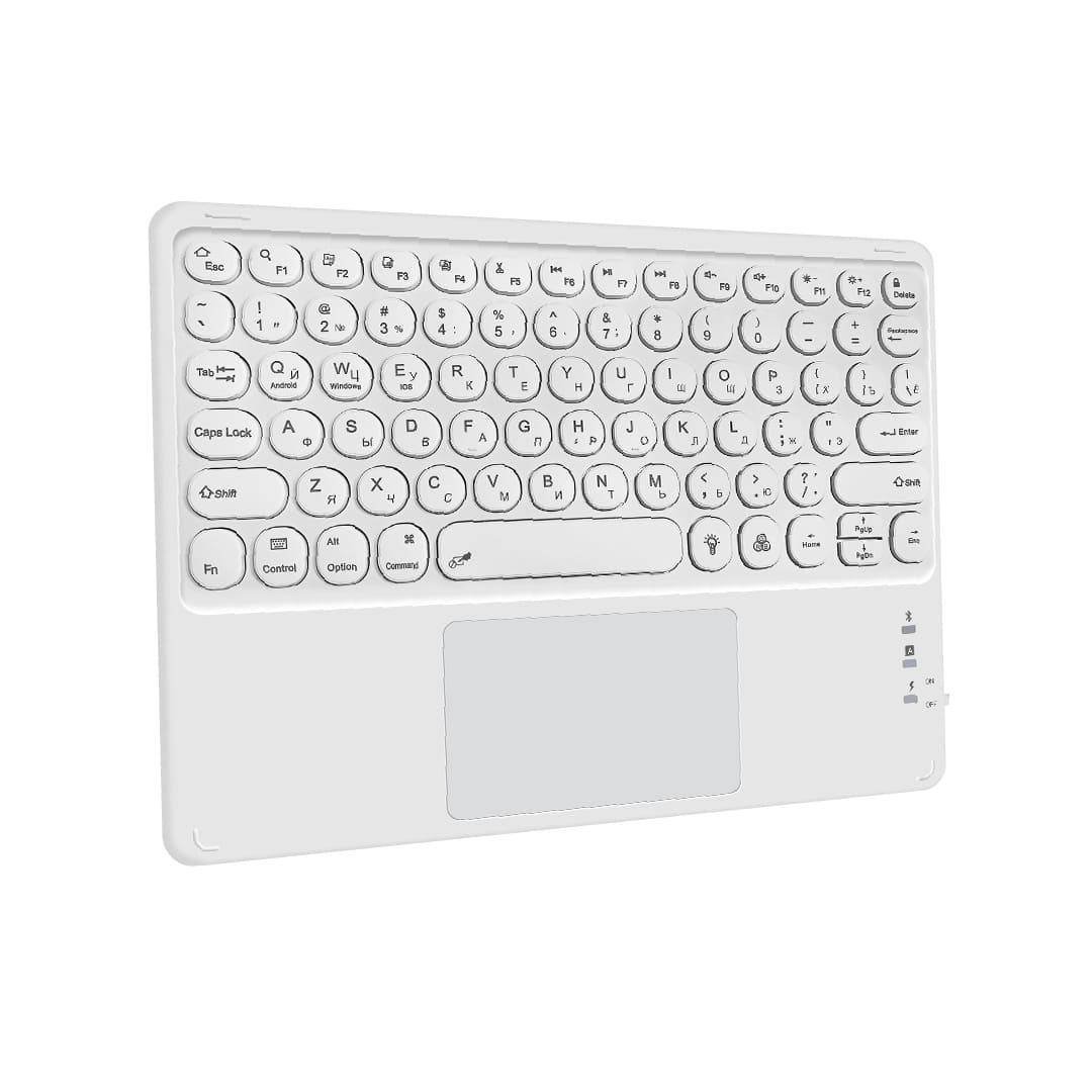 Беспроводная Bluetooth клавиатура AIRON Easy Tap 2 с тачпадом и LED для Smart TV та планшета, Белый
Беспроводная Bluetooth клавиатура AIRON Easy Tap 2 с тачпадом и LED для Smart TV та планшета, Белый