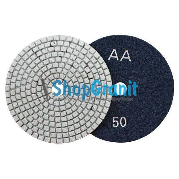 Гибкий полировальный круг белый № 50 AA 100мм типа StoneCraft алмазные черепашки, алмазные липучки, джепи,
Гибкий полировальный круг белый № 50 AA 100мм типа StoneCraft алмазные черепашки, алмазные липучки, джепи,