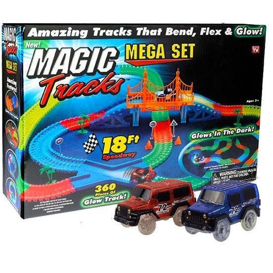 Гоночный трек игрушка Magic Tracks 360, Меджик трек гоночная трасса на 2 машинки + мост, цена улет
Гоночный трек игрушка Magic Tracks 360, Меджик трек гоночная трасса на 2 машинки + мост, цена улет