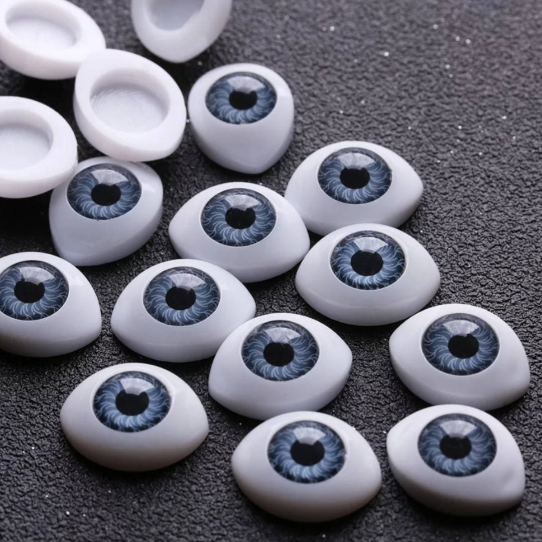 Глазки для кукол пластиковые, рыбки, серые . Размер 14 *11 мм
Глазки для кукол пластиковые, рыбки, серые . Размер 14 *11 мм