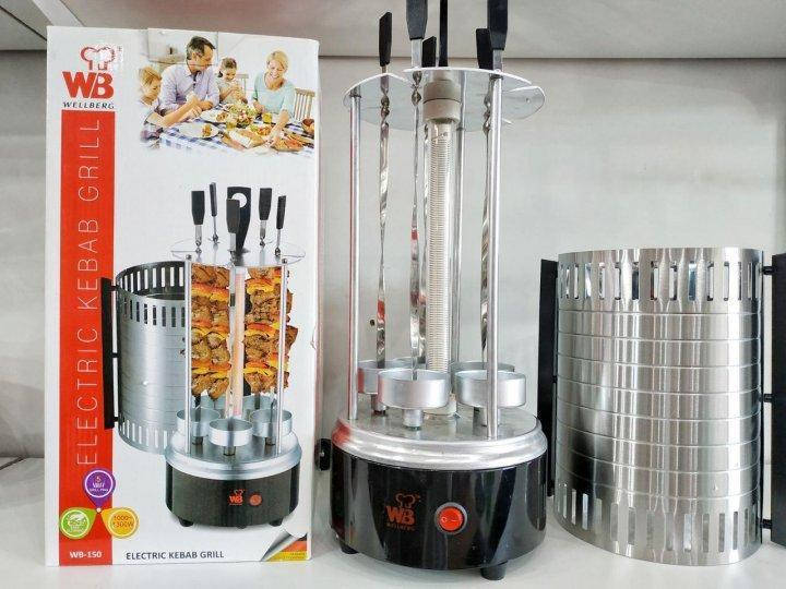 Шашлычницы электрические, электрическая шашлычница, вертикальная на 5 шампуров GH-1286 1000W
Шашлычницы электрические, электрическая шашлычница, вертикальная на 5 шампуров GH-1286 1000W