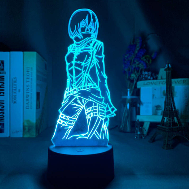 Настольный светильник-ночник Микаса Атака Титанов - Attack On Titan 16 цветов 3D USB (14837)
Настольный светильник-ночник Микаса Атака Титанов - Attack On Titan 16 цветов 3D USB (14837)
