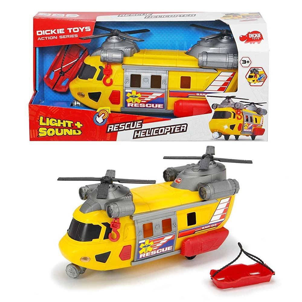Вертолет Dickie Toys Служба спасения со звуковыми и световыми эффектами (3306004), Желтый
Вертолет Dickie Toys Служба спасения со звуковыми и световыми эффектами (3306004), Желтый