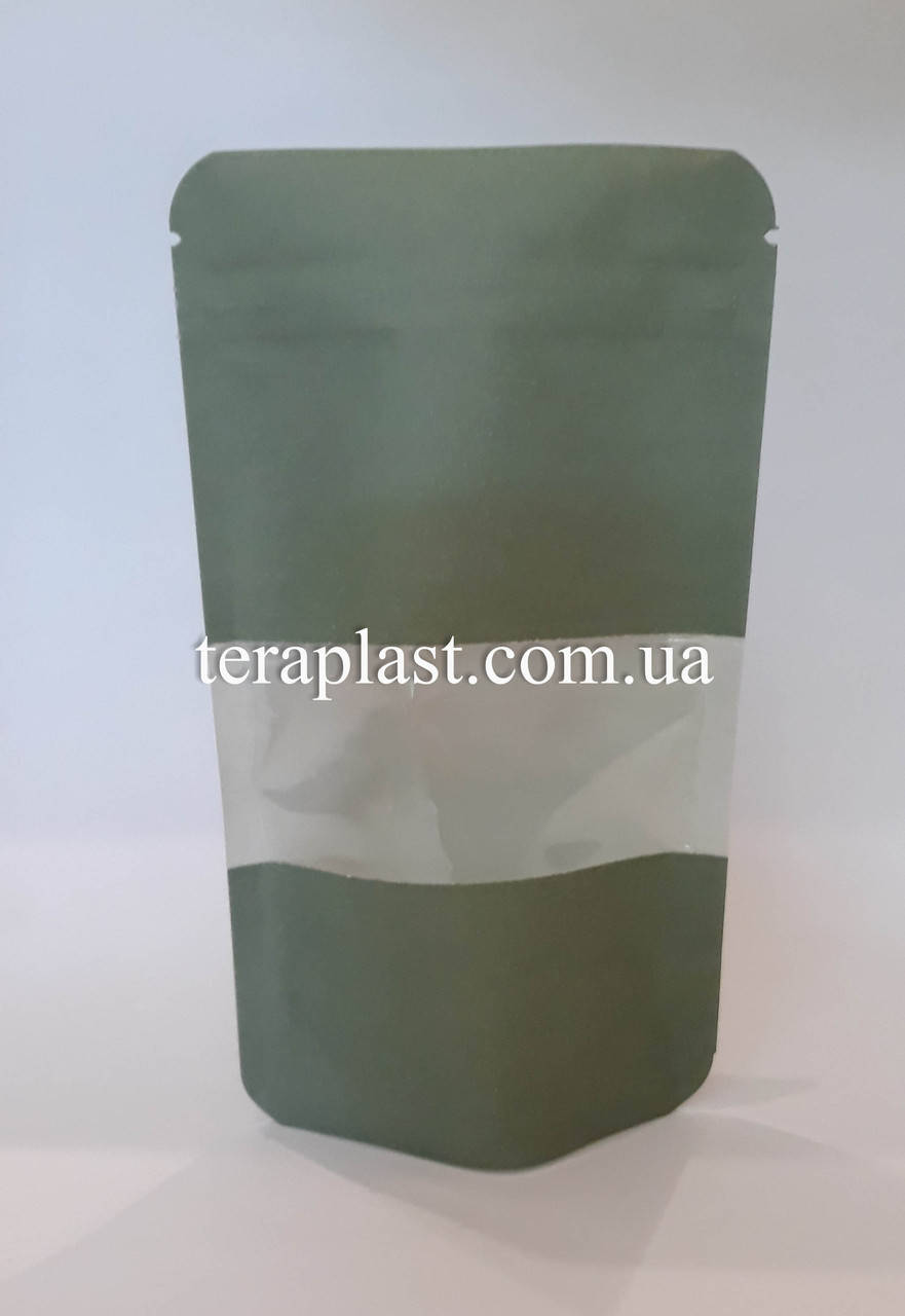 Дой-Пак 50г 100х170 Крафт+окно (хвоя) с зип-замком 
Дой-Пак 50г 100х170 Крафт+окно (хвоя) с зип-замком