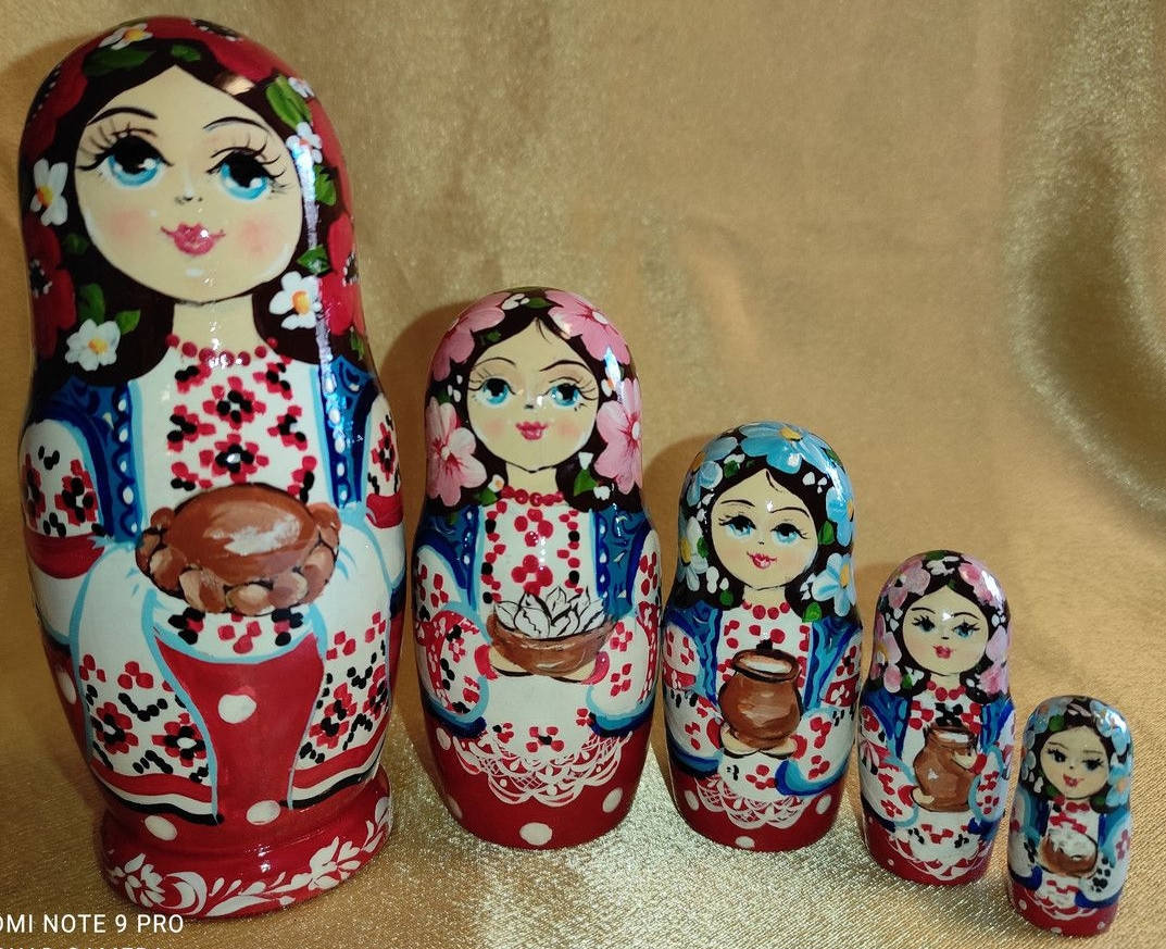 Матрешка расписная 
Матрешка расписная