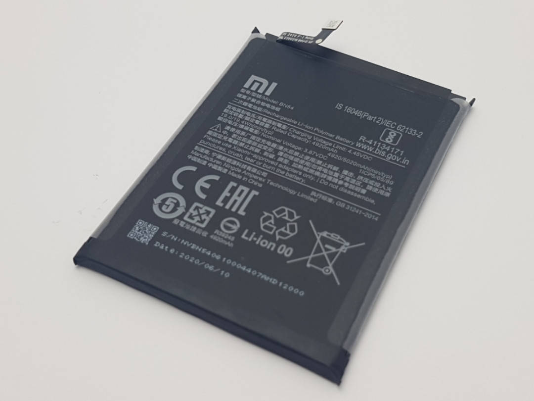 Батарея BN54 Xiaomi Redmi Note 9 Redmi 10X Сервисный оригинал с разборки (до 10% износа)
Батарея BN54 Xiaomi Redmi Note 9 Redmi 10X Сервисный оригинал с разборки (до 10% износа)