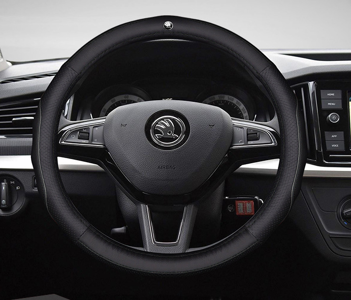 Чехол оплетка на руль кожаная для автомобиля с логотипом Skoda натуральная кожа, Черный
Чехол оплетка на руль кожаная для автомобиля с логотипом Skoda натуральная кожа, Черный
