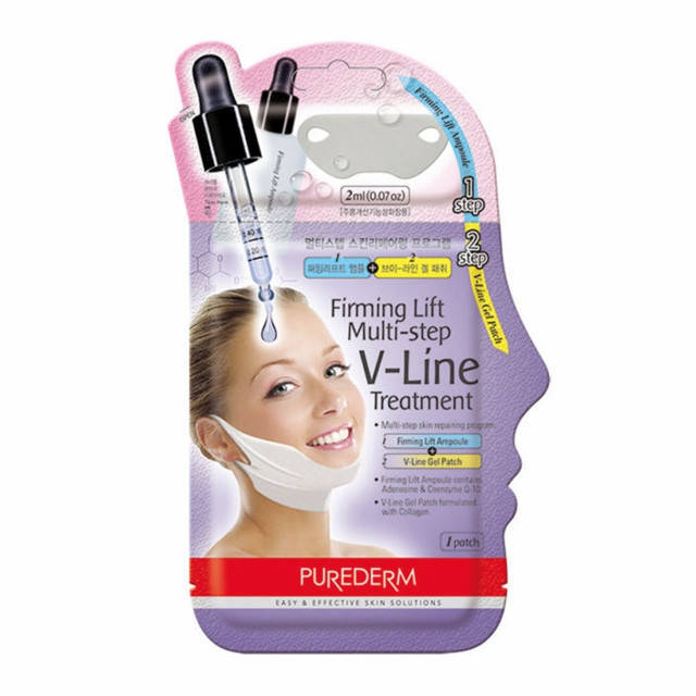Гидрогелевая маска для коррекции овала лица PUREDERM Firming Lift Multi-step V-Line Treat
Гидрогелевая маска для коррекции овала лица PUREDERM Firming Lift Multi-step V-Line Treat