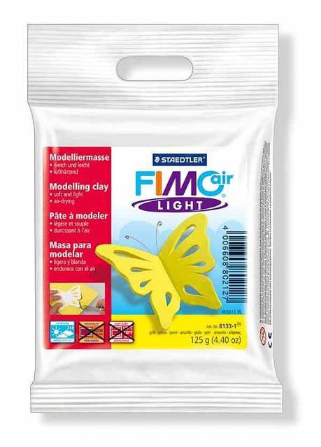 FIMOair light легкая полимерная глина на водной основе, высыхающая на воздухе, 125 гр., цвет: желтый
FIMOair light легкая полимерная глина на водной основе, высыхающая на воздухе, 125 гр., цвет: желтый