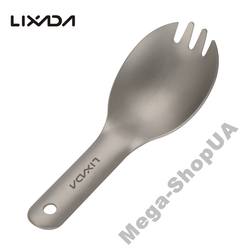 Титановая ложка, вилка 2 в 1 Titanium S21D. Туристическая ловилка. Мини ложка-вилка для походов. Набор туриста, Светло-серый
Титановая ложка, вилка 2 в 1 Titanium S21D. Туристическая ловилка. Мини ложка-вилка для походов. Набор туриста, Светло-серый