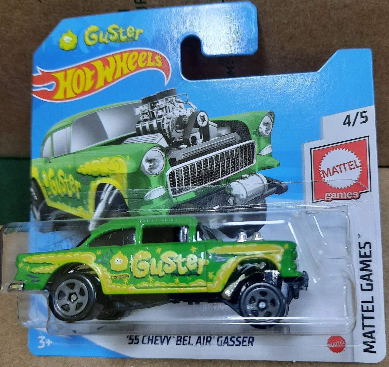 Hot Wheels Mattel Games 2021 '55 Chevy Bel Air 4/5 121/250 GRY71 Чеві Бел Машинки базові колекційні Хот Вілс, Разные цвета
Hot Wheels Mattel Games 2021 '55 Chevy Bel Air 4/5 121/250 GRY71 Чеві Бел Машинки базові колекційні Хот Вілс, Разные цвета