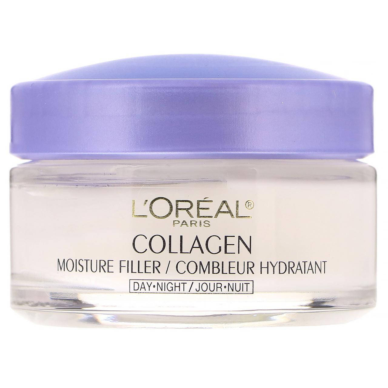 L'Oreal, Collagen Moisture Filler, дневной / ночной крем с коллагеном, 48 г, официальный сайт, LOE-15287
L'Oreal, Collagen Moisture Filler, дневной / ночной крем с коллагеном, 48 г, официальный сайт, LOE-15287