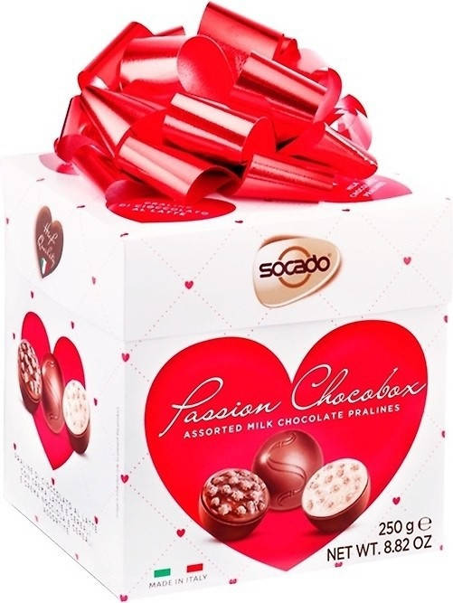 Конфеты Шоколадные Сокадо Ассорти Пралине Socado Passion Chocobox Assorted 250 г Италия
Конфеты Шоколадные Сокадо Ассорти Пралине Socado Passion Chocobox Assorted 250 г Италия