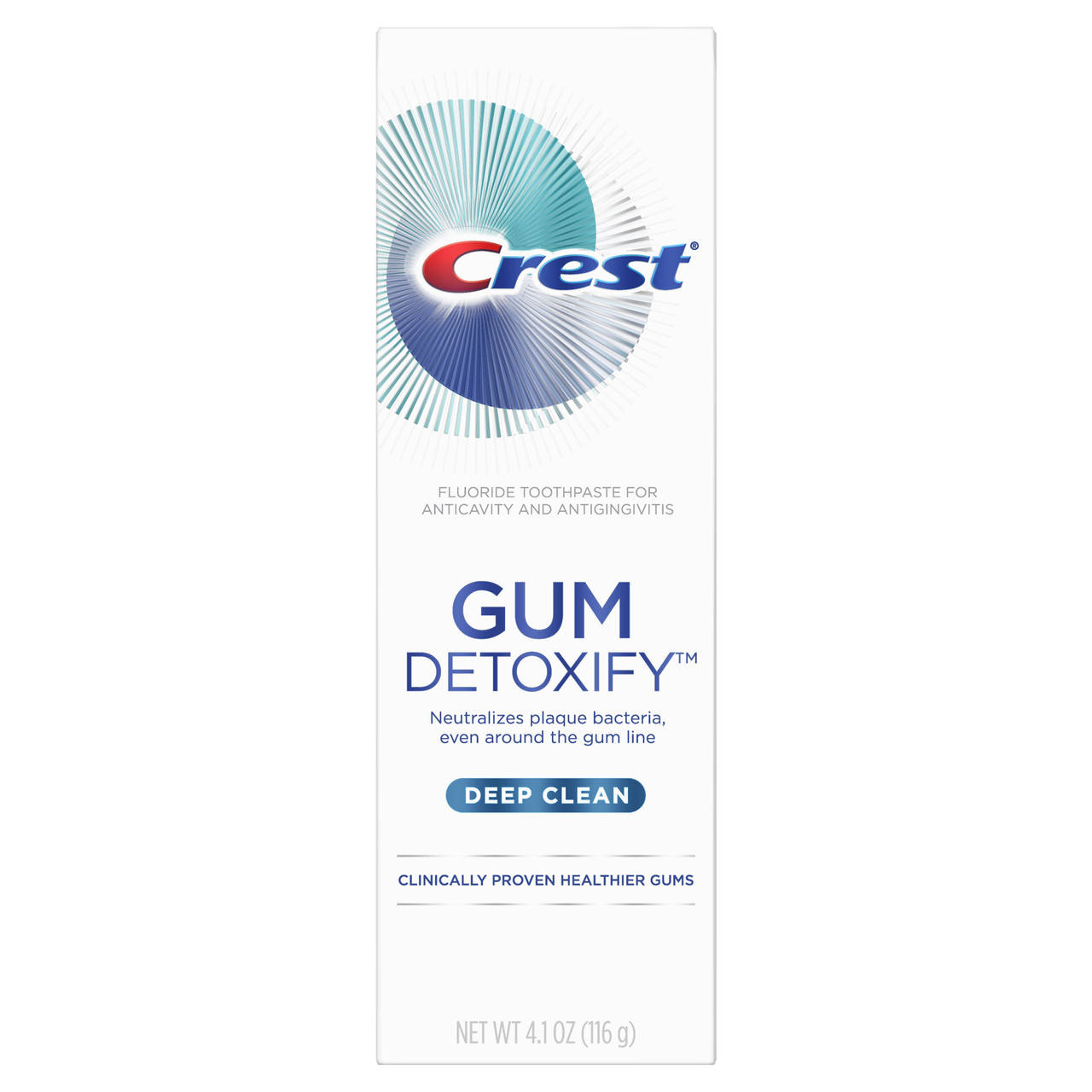 Crest Зубная паста Глубокое очищение и защита от налёта Gum Detoxify Deep Clean Toothpaste
Crest Зубная паста Глубокое очищение и защита от налёта Gum Detoxify Deep Clean Toothpaste