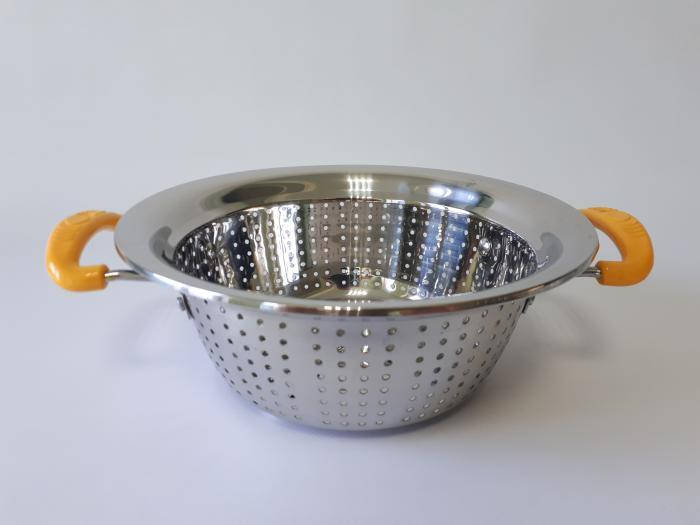 Дуршлаг из нержавеющей стали Сито нержавейка с двумя ручками D 22 cm H 9 cm, Разные цвета
Дуршлаг из нержавеющей стали Сито нержавейка с двумя ручками D 22 cm H 9 cm, Разные цвета
