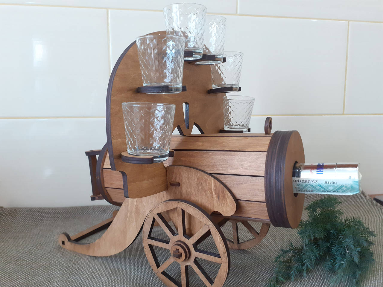 Міні-бар "Пушка".Підставка для пляшок. Подставка под бутылки.
Міні-бар "Пушка".Підставка для пляшок. Подставка под бутылки.