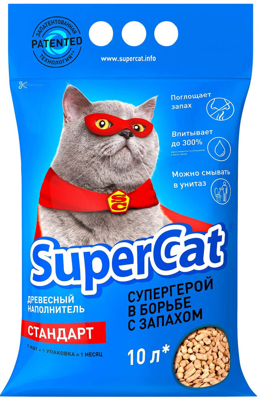 SuperCat СТАНДАРТ Древесный наполнитель для кошачьего туалета. Светлая гранула 6мм, 3кг (10л)
SuperCat СТАНДАРТ Древесный наполнитель для кошачьего туалета. Светлая гранула 6мм, 3кг (10л)