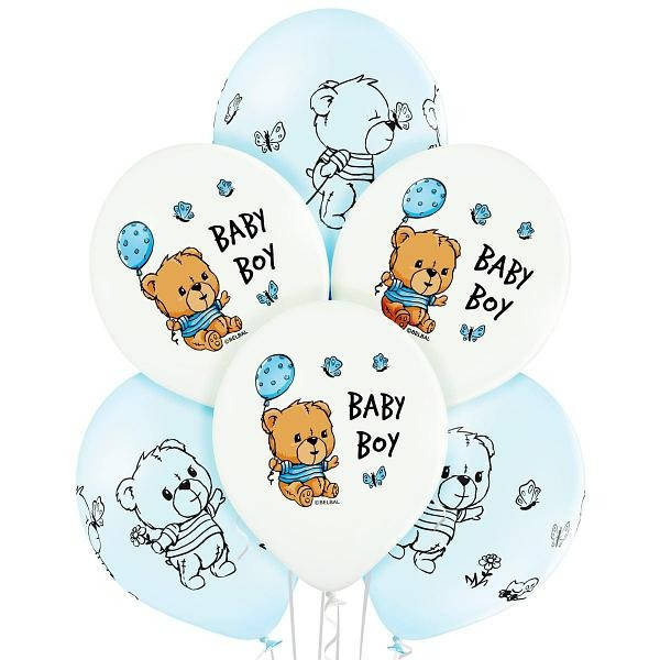 Воздушные шары Baby Boy мишка на белом и голубом Бельгия 12" 30 см (BelBal) 2 шт, Разные цвета
Воздушные шары Baby Boy мишка на белом и голубом Бельгия 12" 30 см (BelBal) 2 шт, Разные цвета