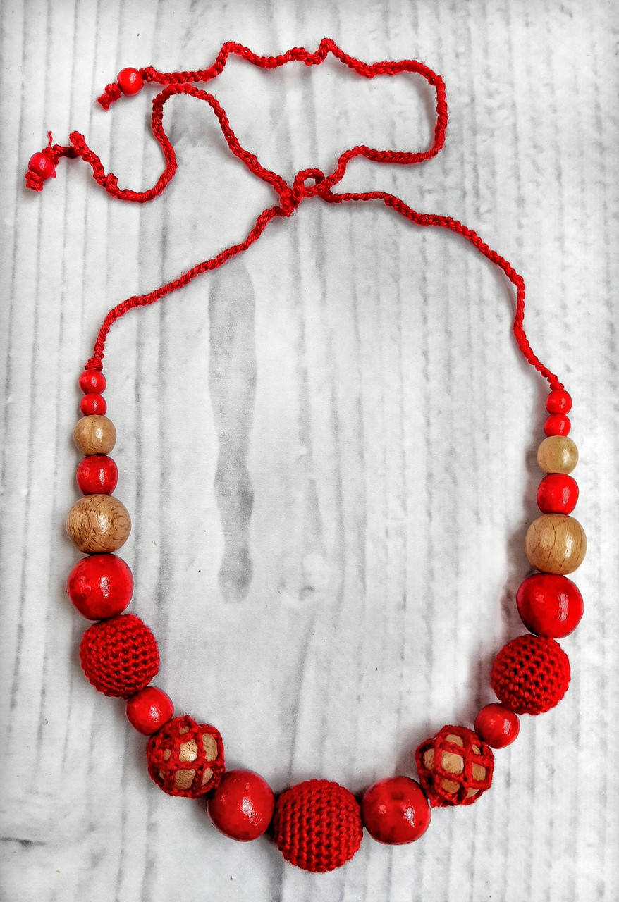 Намисто Магія червоне 
Намисто Магія червоне