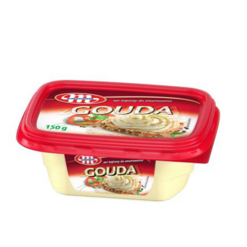 Плавленный сыр "Mlekovita Gouda" фасовка 0.150 kg 
Плавленный сыр "Mlekovita Gouda" фасовка 0.150 kg