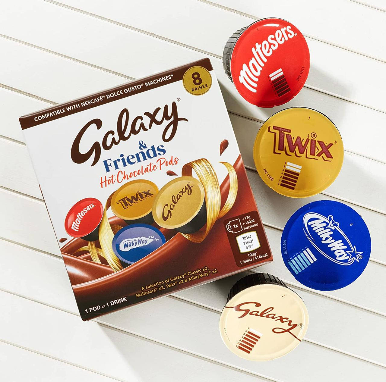 Dolce Gusto Galaxy & Friends Hot Chocolate Dolce Gusto - ШОКОЛАД в капсулах Дольче Густо
Dolce Gusto Galaxy & Friends Hot Chocolate Dolce Gusto - ШОКОЛАД в капсулах Дольче Густо