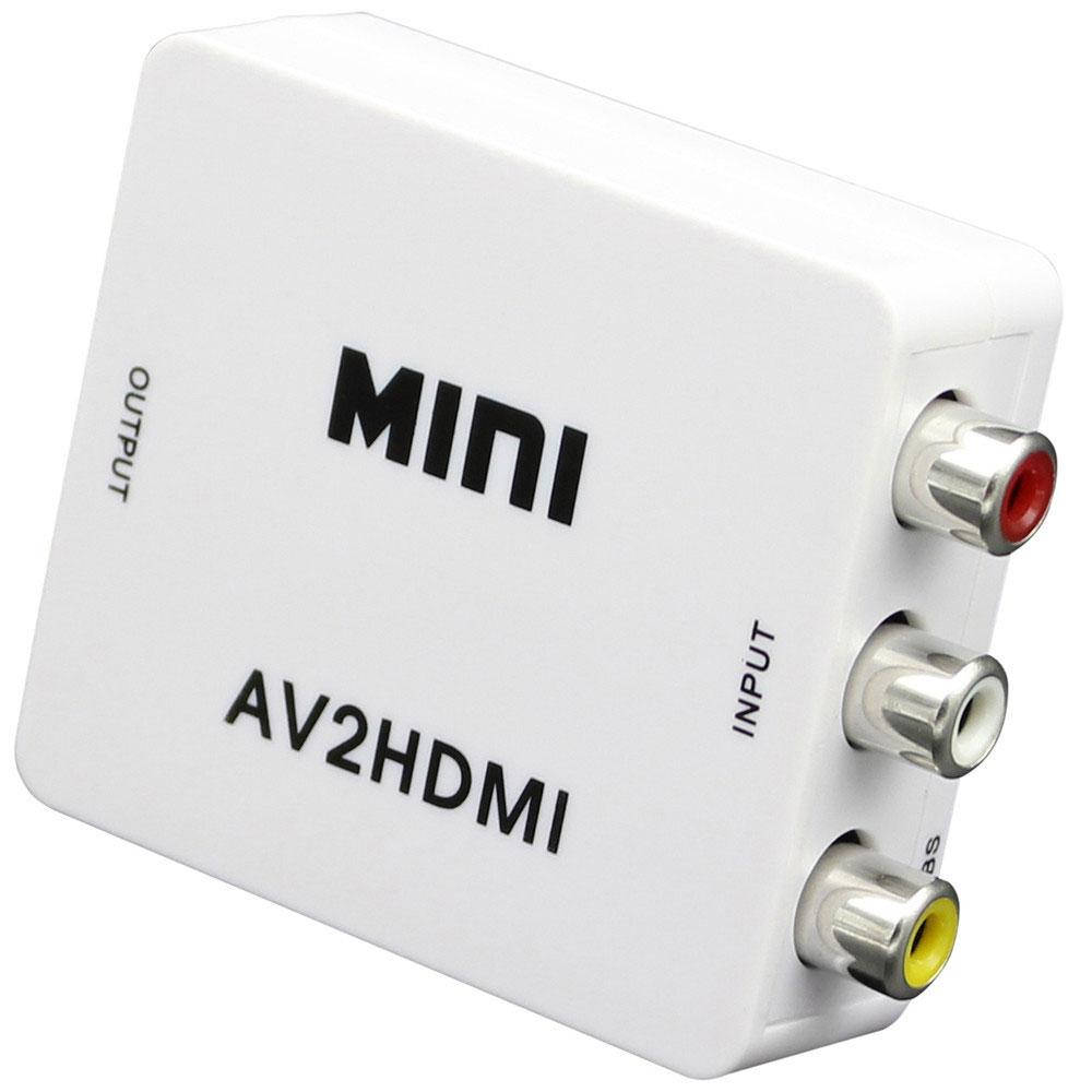Конвертер аудио видео RCA тюльпан на HDMI AV преобразователь в HDMI сигнал ( Адаптер AV2HDMI )
Конвертер аудио видео RCA тюльпан на HDMI AV преобразователь в HDMI сигнал ( Адаптер AV2HDMI )
