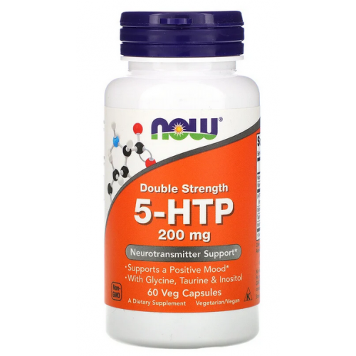5-HTP 5-Гідрокситриптофан подвійна сила (Double strength) 200 мг 60 капсул NOW Foods
5-HTP 5-Гідрокситриптофан подвійна сила (Double strength) 200 мг 60 капсул NOW Foods