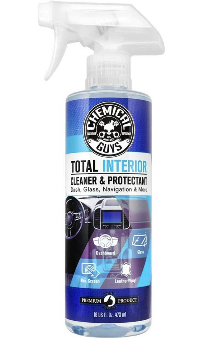 Защитный очиститель для интерьера автомобиля Chemical Guys Total Interior Cleaner Protectant, 473 мл 
Защитный очиститель для интерьера автомобиля Chemical Guys Total Interior Cleaner Protectant, 473 мл