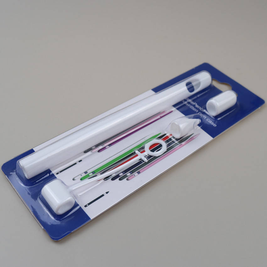 Силиконовый чехол со сменными наконечниками для Apple Pencil 1 STR Silicone Pencil Case - White
Силиконовый чехол со сменными наконечниками для Apple Pencil 1 STR Silicone Pencil Case - White