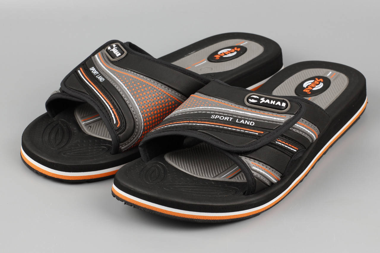 Шлепанцы мужские на липучке черные Sahab SH22-001M Сахаб Размеры 43 44 45 47, Черный
Шлепанцы мужские на липучке черные Sahab SH22-001M Сахаб Размеры 43 44 45 47, Черный