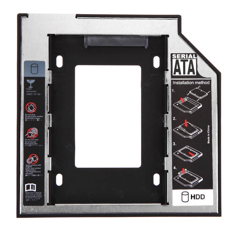 Карман optibay SATA-SATA 12,7 мм оптибей для замены DVD привода в ноутбуке на жесткий диск
Карман optibay SATA-SATA 12,7 мм оптибей для замены DVD привода в ноутбуке на жесткий диск