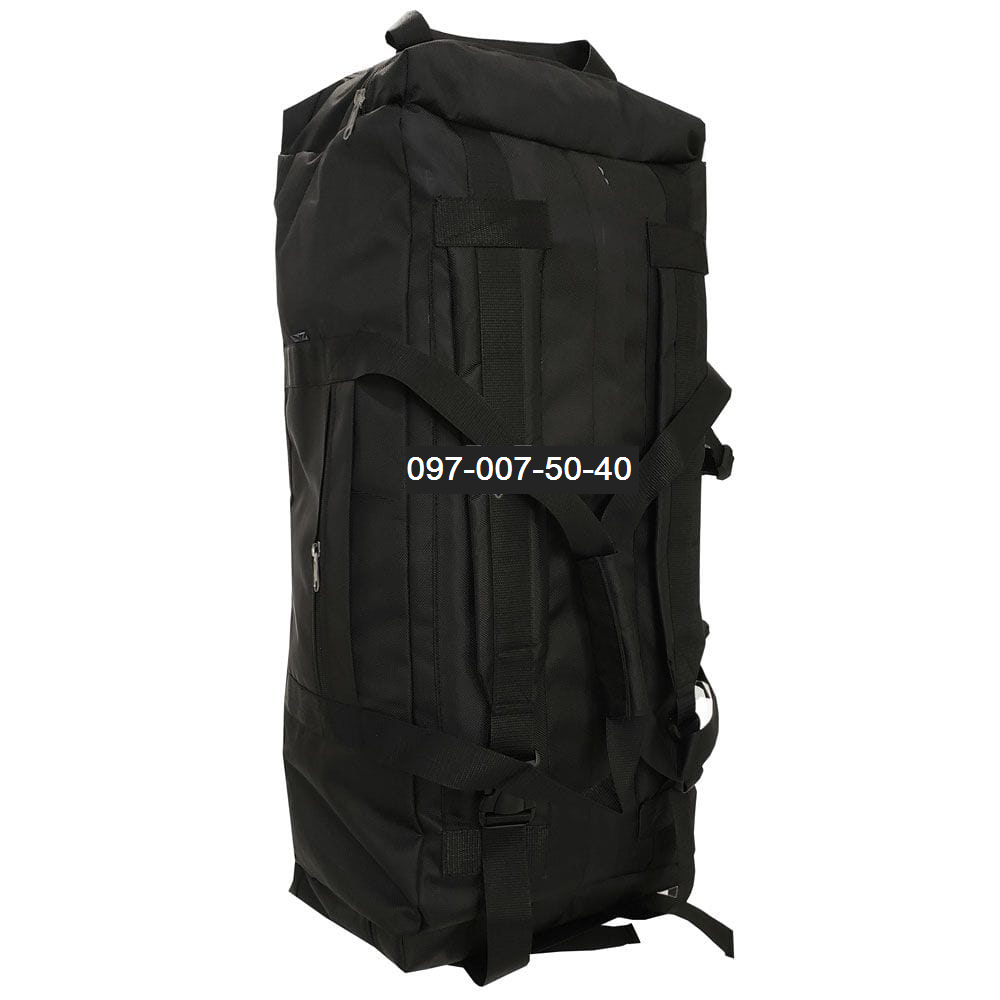 Сумка- рюкзак тактический Oxford 1200г/м² на 60л. Черная. Армейские спецсумки и рюкзаки, Черный
Сумка- рюкзак тактический Oxford 1200г/м² на 60л. Черная. Армейские спецсумки и рюкзаки, Черный