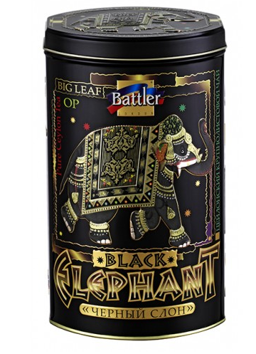 Чай черный цейлонский без добавок и ароматизаторов Battler Черный Слон 200 грамм в жестяной банке
Чай черный цейлонский без добавок и ароматизаторов Battler Черный Слон 200 грамм в жестяной банке
