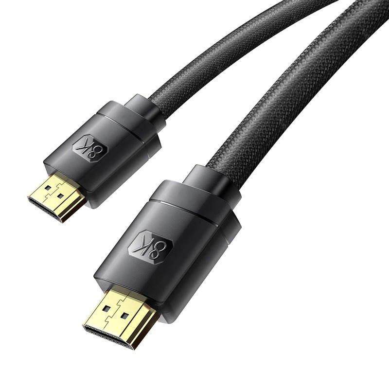 Кабель HDMI-HDMI v2.1 8K Baseus High Definition 8K 60Hz 4K 120Hz 2K 144Hz 48Gbps 1м (черный)
Кабель HDMI-HDMI v2.1 8K Baseus High Definition 8K 60Hz 4K 120Hz 2K 144Hz 48Gbps 1м (черный)