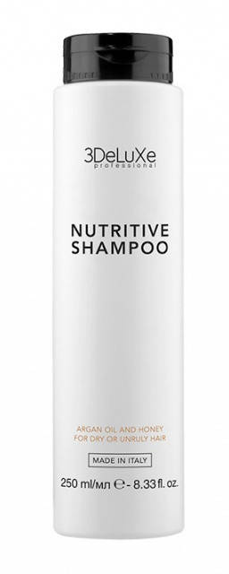 Шампунь 3DeLuxe Professional Nutritive Shampoo для сухих и повреждённых волос 250 мл
Шампунь 3DeLuxe Professional Nutritive Shampoo для сухих и повреждённых волос 250 мл