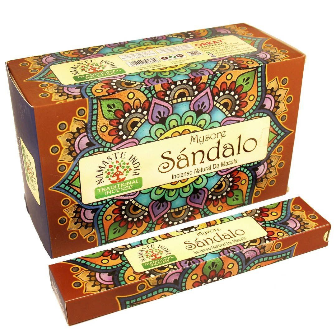 Ароматические палочки Майсур Сандал (Mysore Sandalo, Orkay), 15 грамм - Благовония масала на бамбуковой основе
Ароматические палочки Майсур Сандал (Mysore Sandalo, Orkay), 15 грамм - Благовония масала на бамбуковой основе